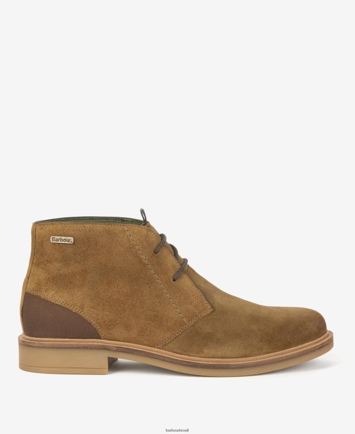 calçados Barbour bota chukka ruiva moca homens NH44421281