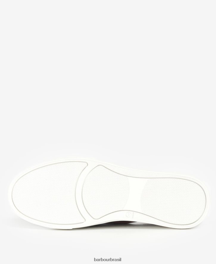 calçados Barbour sapatos de contramestre marrom escuro homens NH44421327