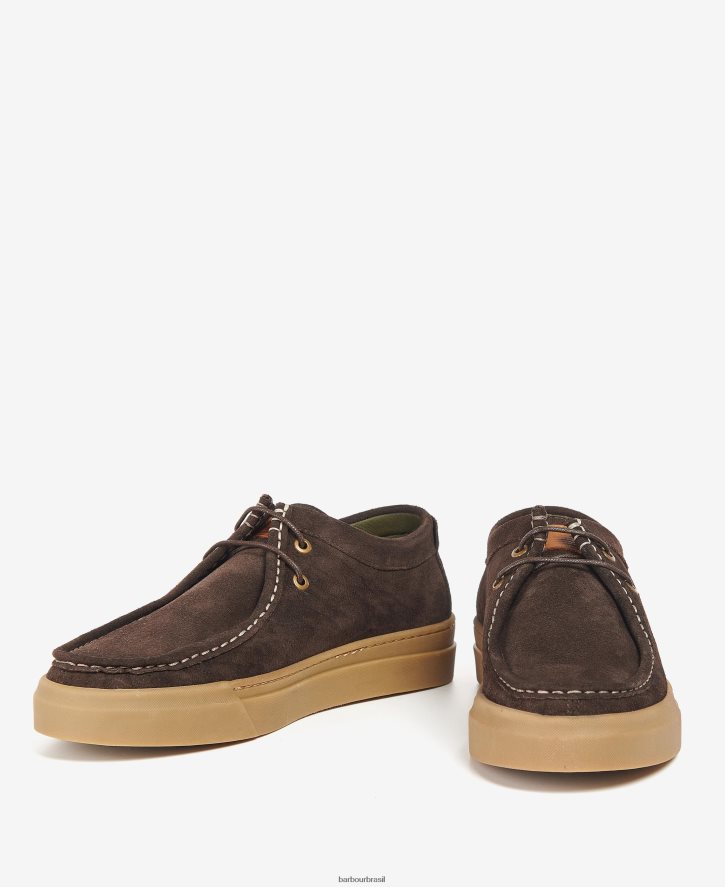 calçados Barbour sapatos perry camurça cola homens NH44421347