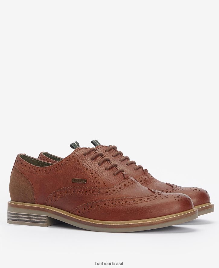 calçados Barbour sapatos redcar oxford cedro moído homens NH44421328