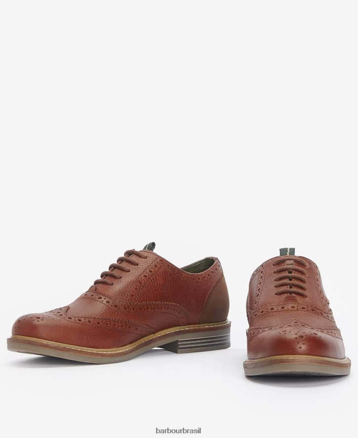calçados Barbour sapatos redcar oxford cedro moído homens NH44421328