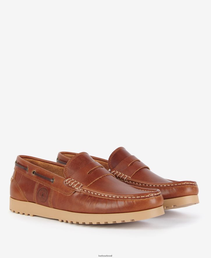calçados Barbour sapatos de barco de fairway Chocolate homens NH44421333