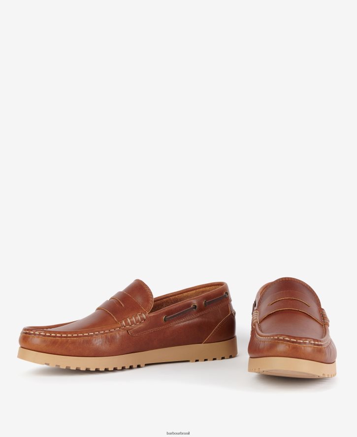 calçados Barbour sapatos de barco de fairway Chocolate homens NH44421333