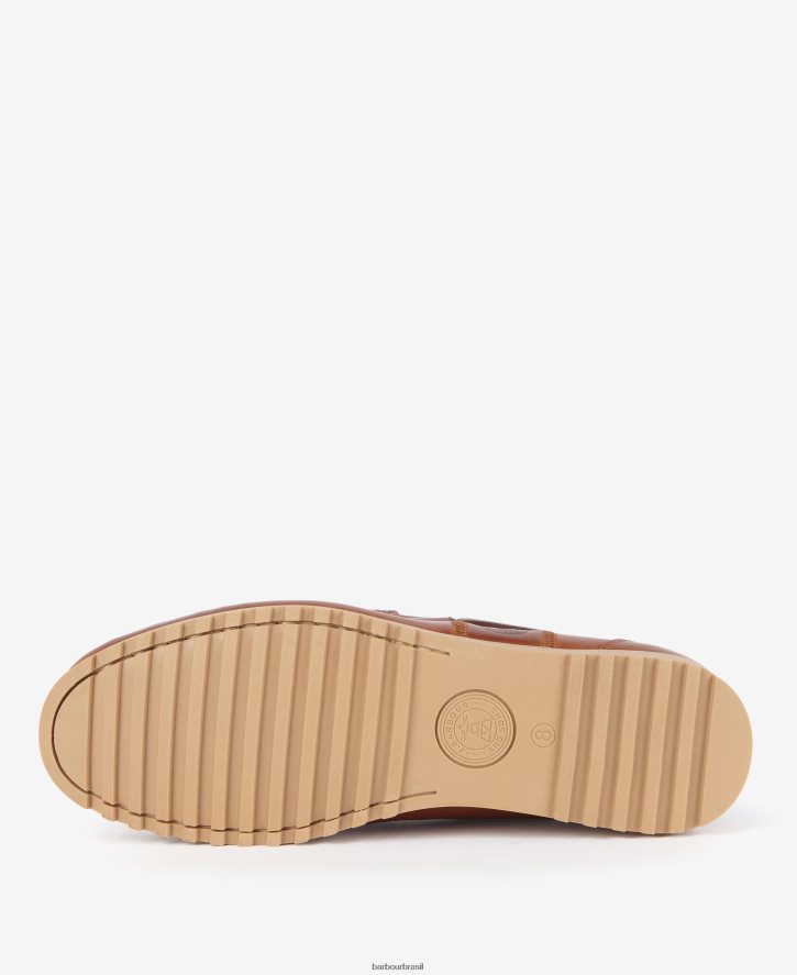 calçados Barbour sapatos de barco de fairway Chocolate homens NH44421333