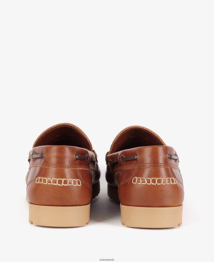 calçados Barbour sapatos de barco de fairway Chocolate homens NH44421333