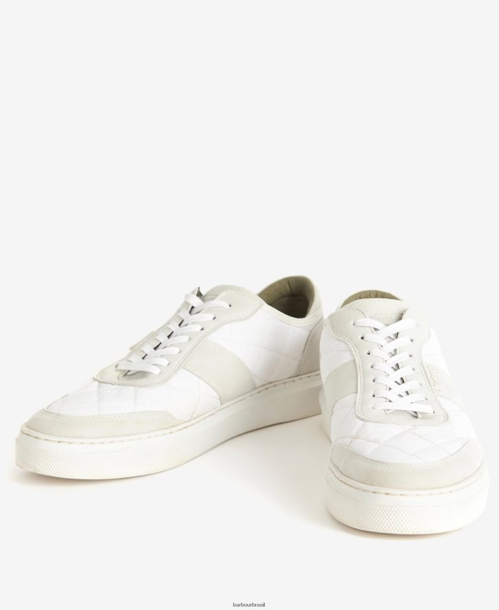 calçados Barbour tênis liddesdale branco clássico homens NH44421310