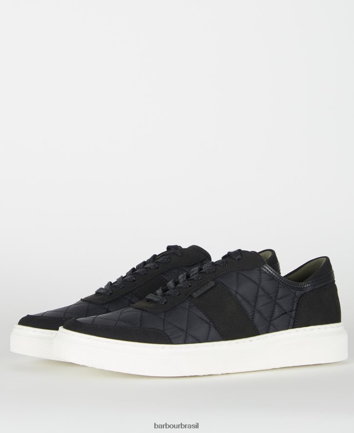 calçados Barbour tênis liddesdale preto homens NH44421313