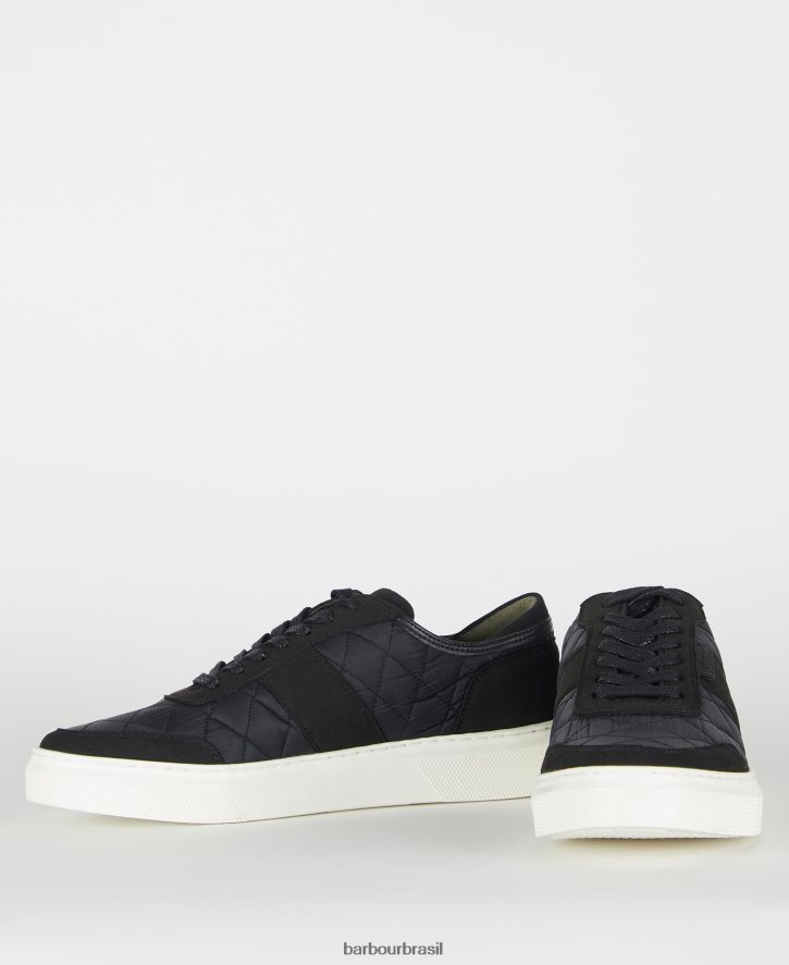 calçados Barbour tênis liddesdale preto homens NH44421313