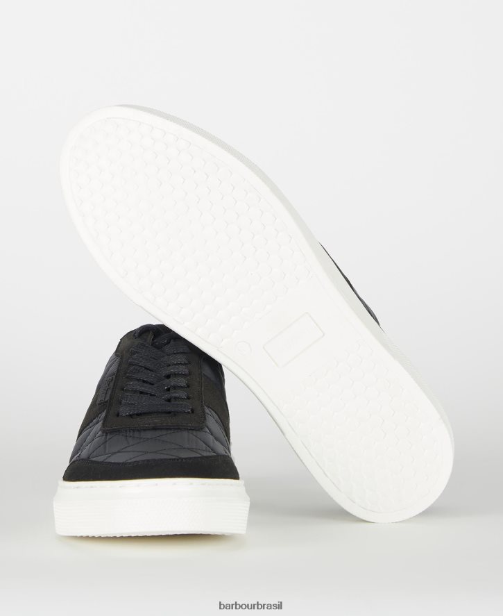 calçados Barbour tênis liddesdale preto homens NH44421313