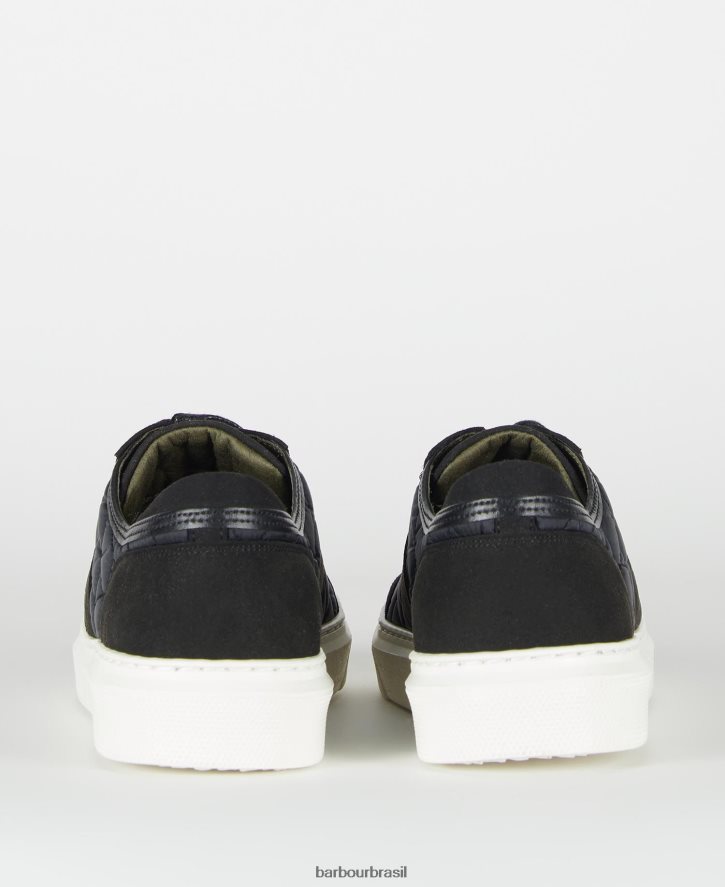 calçados Barbour tênis liddesdale preto homens NH44421313