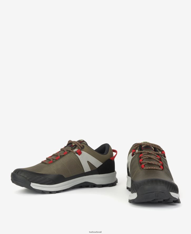 calçados Barbour tênis à prova d\'água mendip Oliva homens NH44421312