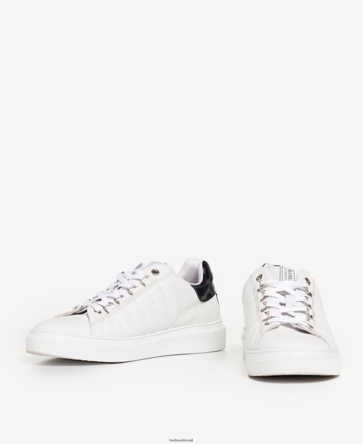 calçados Barbour treinadores de greve preto clássico homens NH44421320