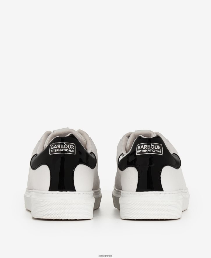 calçados Barbour treinadores de greve preto clássico homens NH44421320