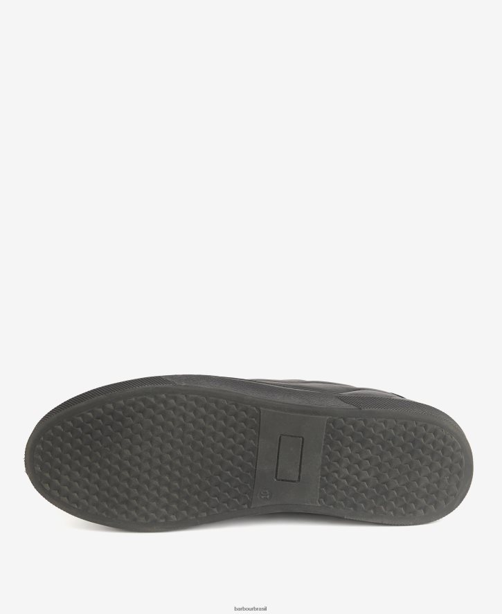 calçados Barbour treinadores glendale preto homens NH44421315