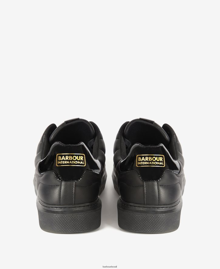 calçados Barbour treinadores glendale preto homens NH44421315