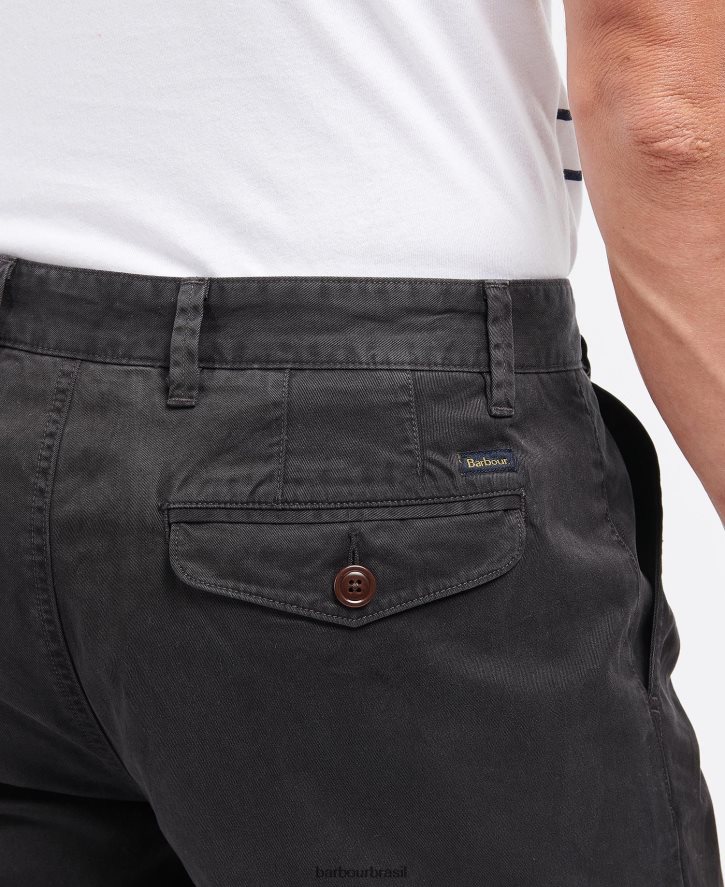 roupas Barbour bermuda de sarja neuston força azul homens NH44421144