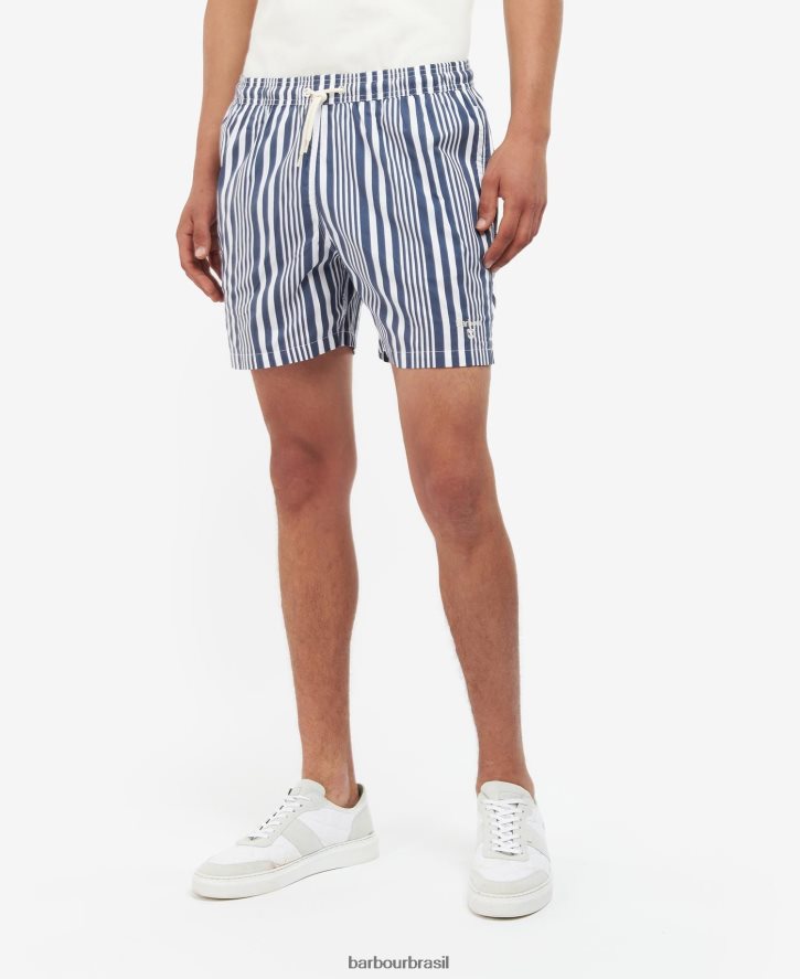 roupas Barbour calções de banho deckham vermelho clássico homens NH44421156