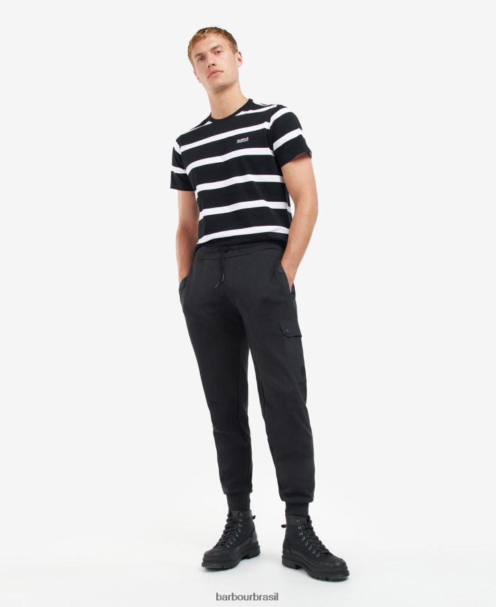 roupas Barbour corredores de sorveira preto clássico homens NH44421174