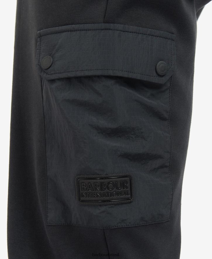 roupas Barbour corredores de sorveira preto clássico homens NH44421174