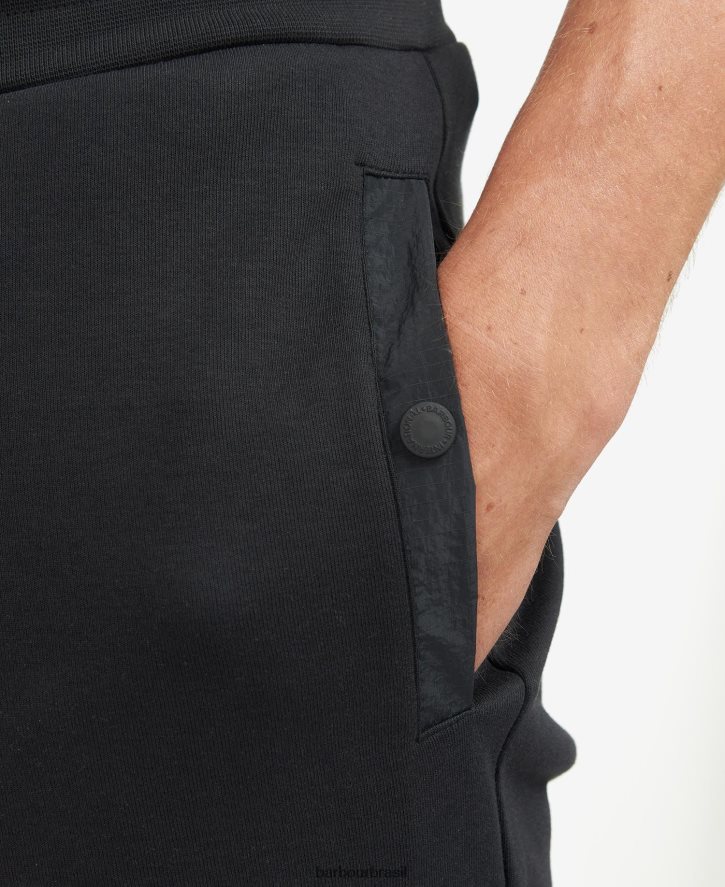 roupas Barbour corredores de sorveira preto clássico homens NH44421174