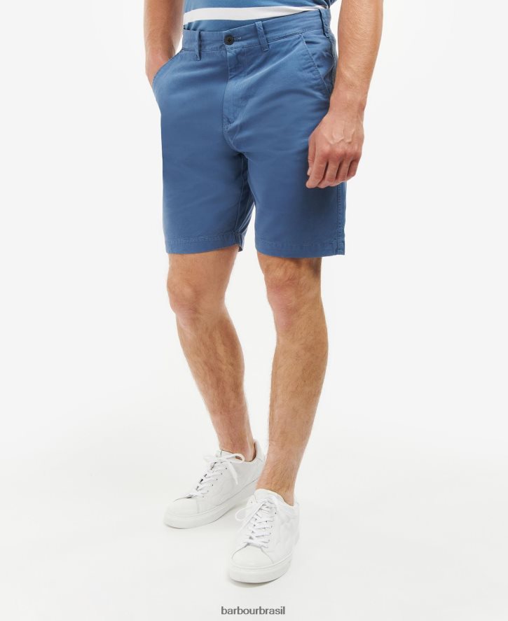 roupas Barbour shorts argo horizonte azul homens NH44421167