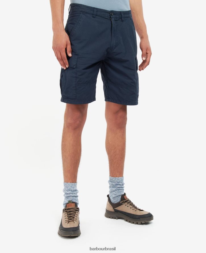 roupas Barbour shorts cargo ripstop essenciais hera verde homens NH44421150