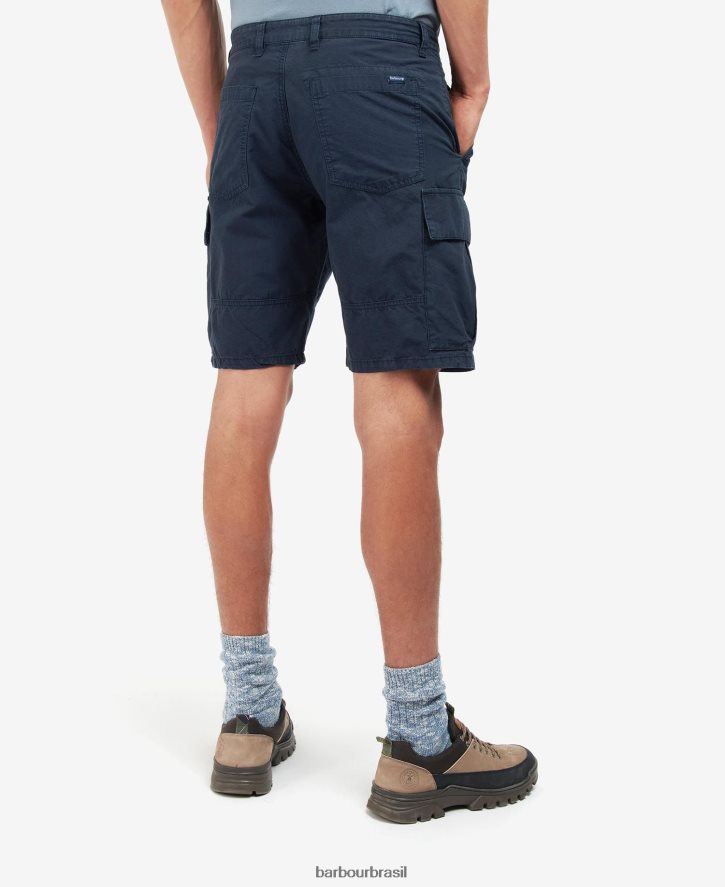 roupas Barbour shorts cargo ripstop essenciais hera verde homens NH44421150