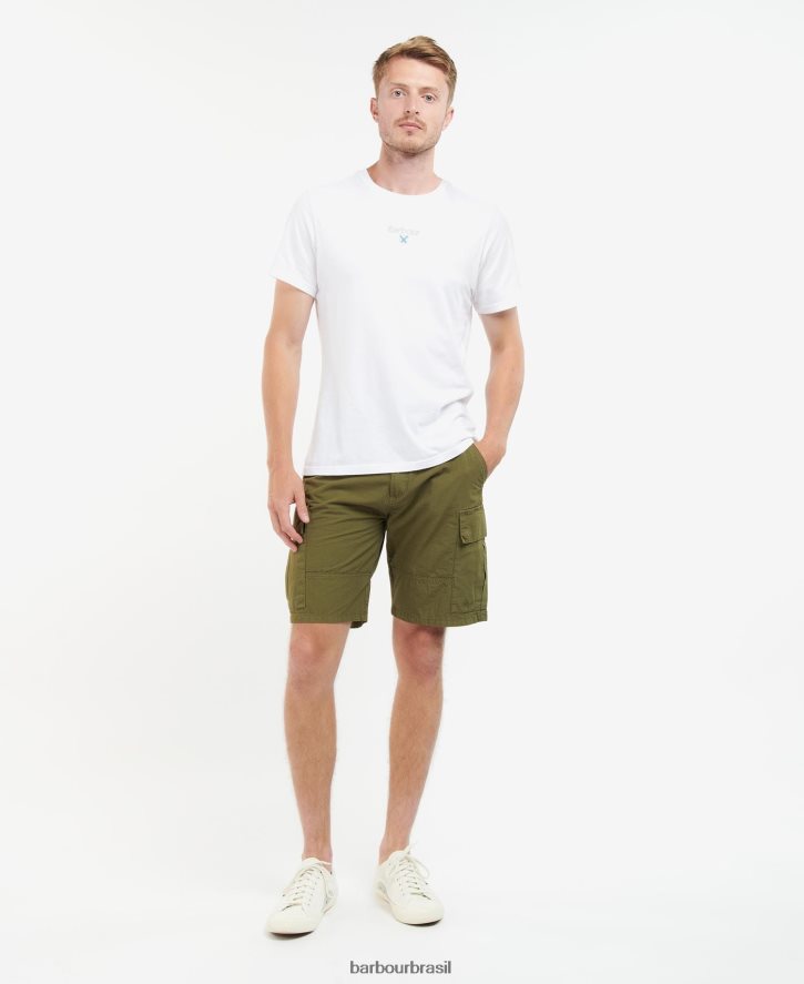 roupas Barbour shorts cargo ripstop essenciais hera verde homens NH44421159