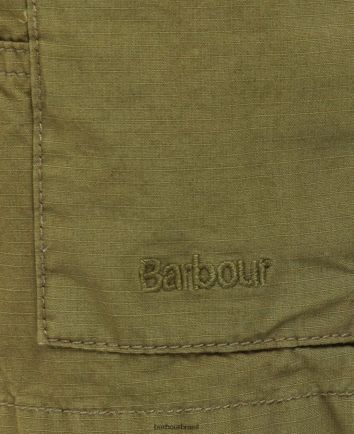 roupas Barbour shorts cargo ripstop essenciais hera verde homens NH44421159