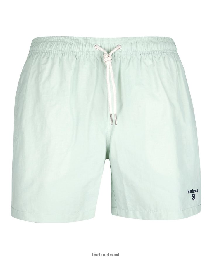 roupas Barbour shorts de natação com logo essencial areias de coral homens NH44421170