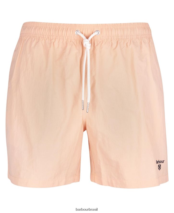 roupas Barbour shorts de natação com logo essencial areias de coral homens NH44421212