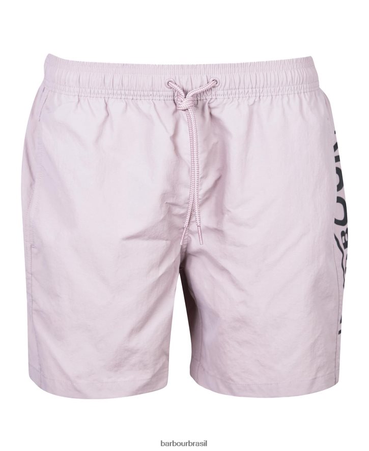 roupas Barbour shorts de natação com logotipo grande céu noturno homens NH44421203