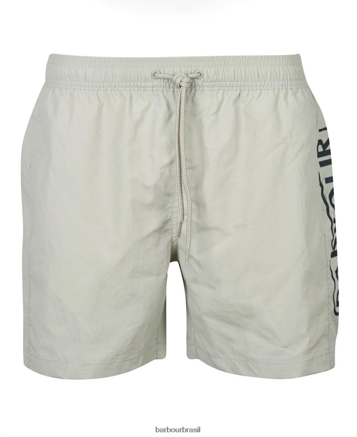 roupas Barbour shorts de natação com logotipo grande céu noturno homens NH44421215