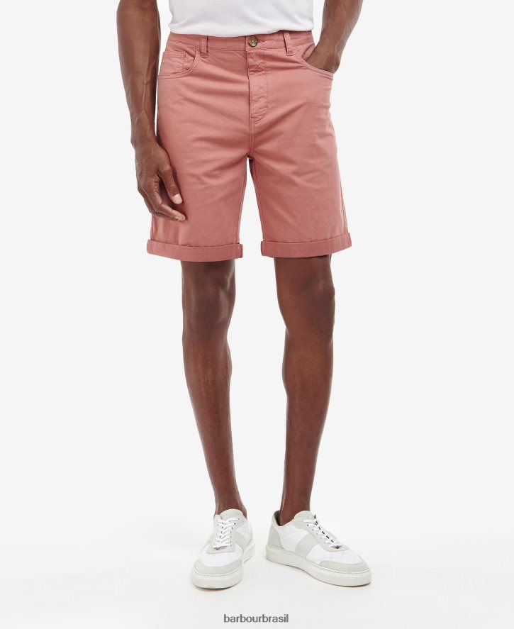 roupas Barbour shorts de sarja azul lavado homens NH44421235