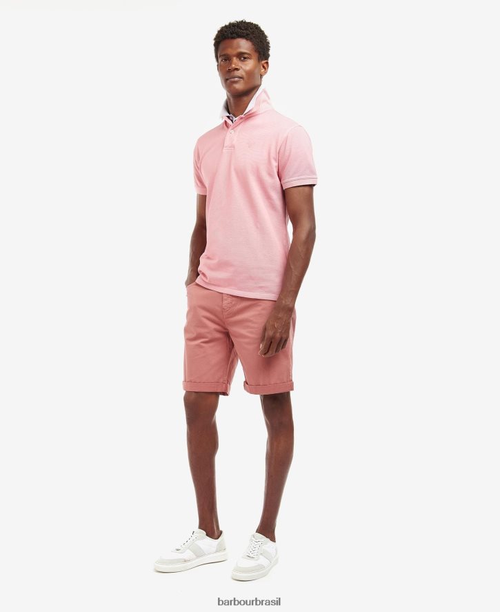 roupas Barbour shorts de sarja azul lavado homens NH44421235