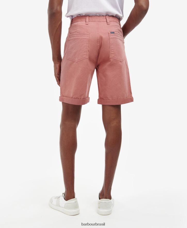 roupas Barbour shorts de sarja azul lavado homens NH44421235