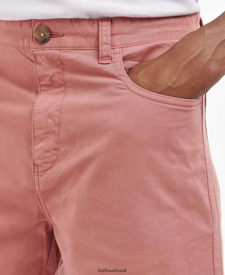 roupas Barbour shorts de sarja azul lavado homens NH44421235