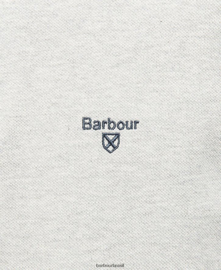 roupas Barbour beaumont camisa polo com zíper marinho clássico homens NH4442727