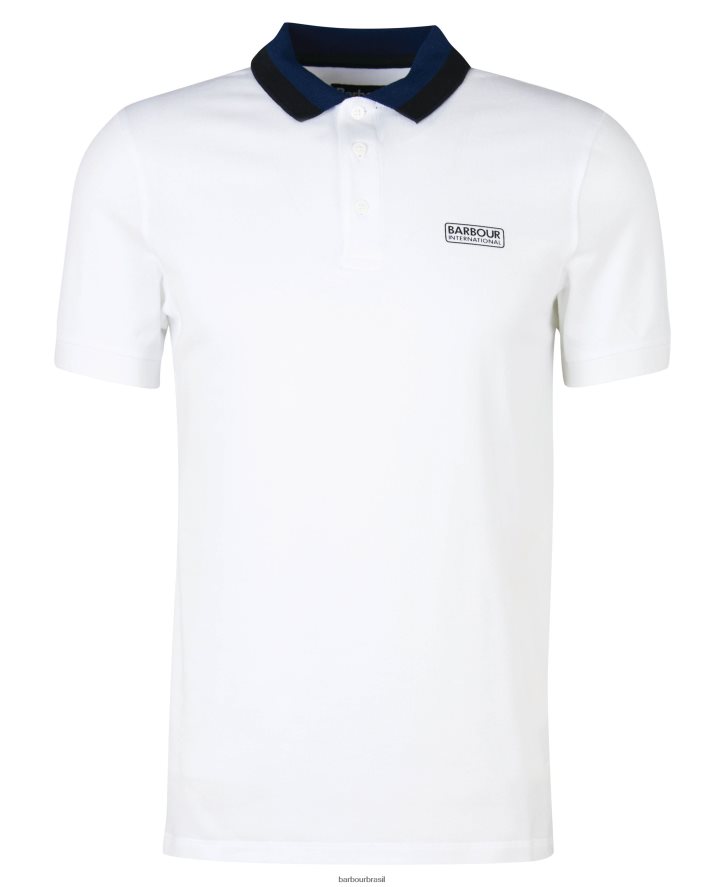 roupas Barbour camisa pólo ampère cinza claro homens NH4442669