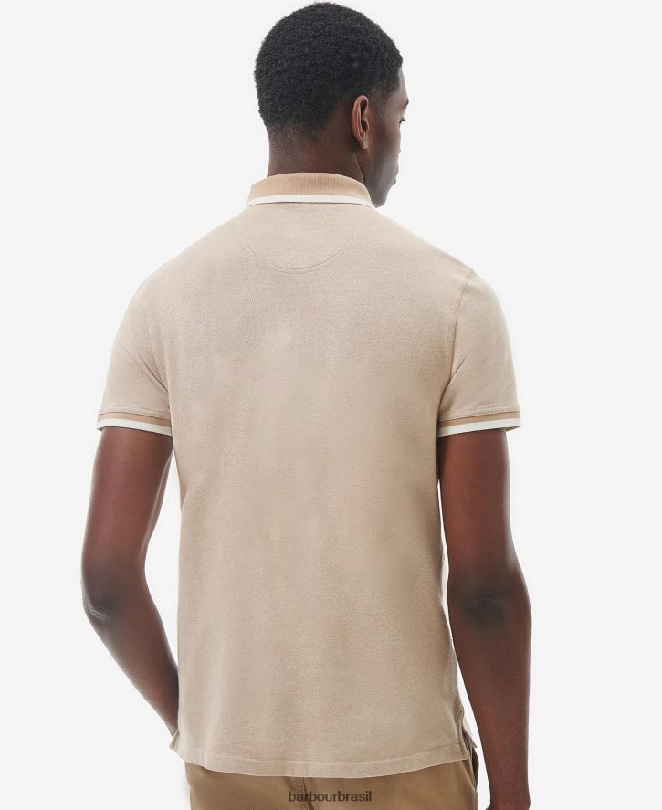 roupas Barbour camisa pólo barnard pé de milho homens NH4442574