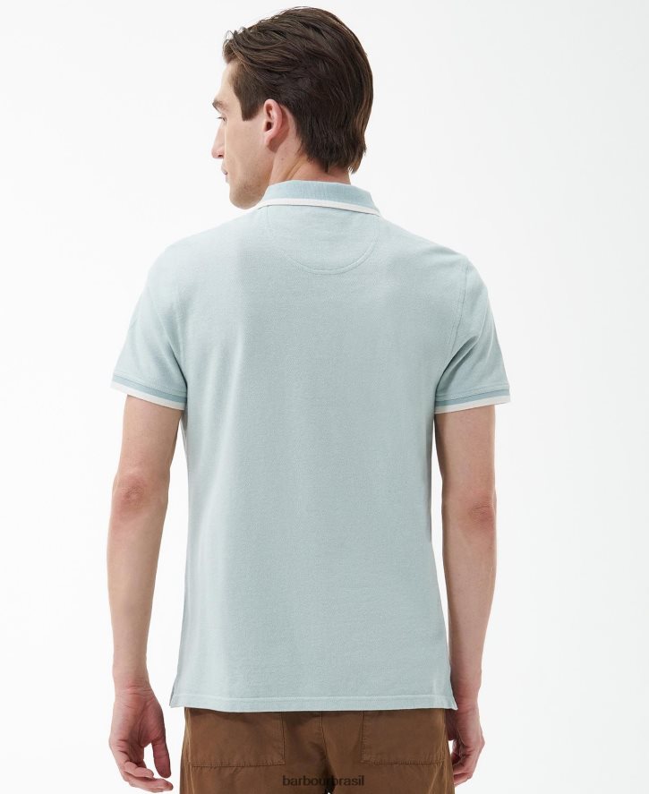 roupas Barbour camisa pólo barnard pé de milho homens NH4442644