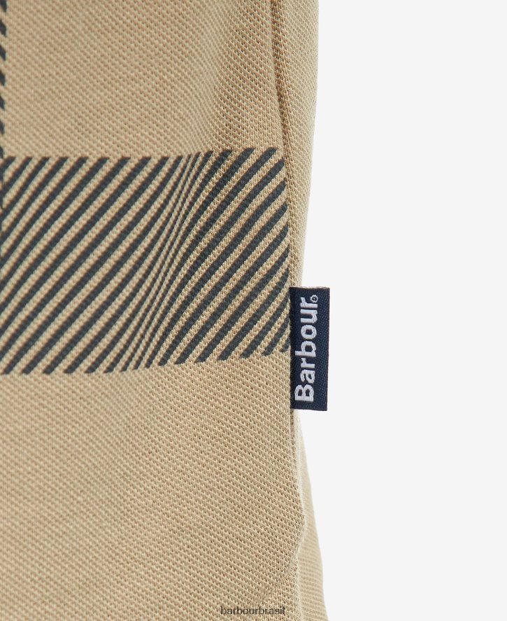 roupas Barbour camisa pólo blaine pedra lavada homens NH4442585