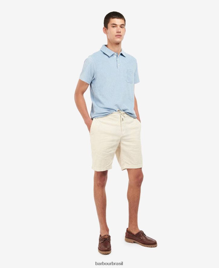 roupas Barbour camisa pólo cowes marinho clássico homens NH4442619