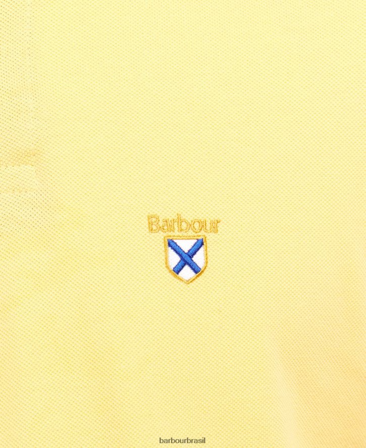 roupas Barbour camisa pólo da sociedade marinha homens NH4442709