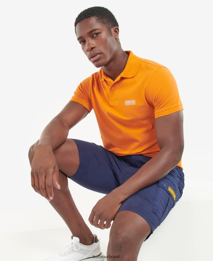 roupas Barbour camisa pólo essencial cardo escuro homens NH4442653