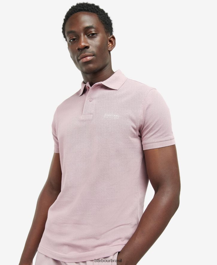 roupas Barbour camisa pólo essencial cardo escuro homens NH4442686