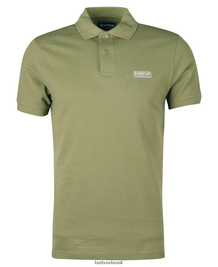 roupas Barbour camisa pólo essencial cardo escuro homens NH4442693