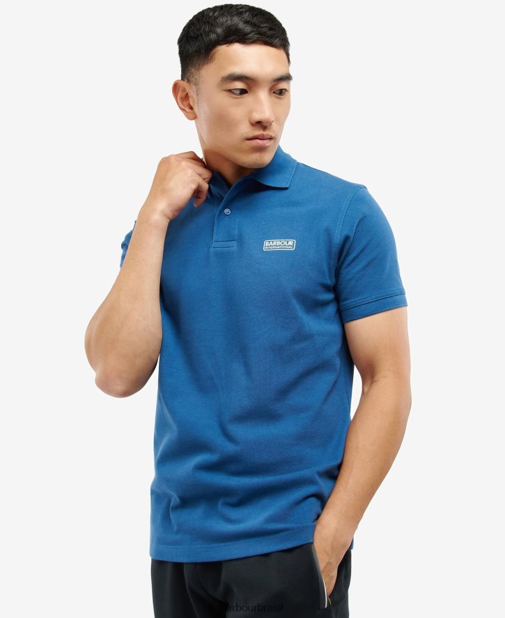 roupas Barbour camisa pólo essencial internacional Lobo de madeira homens NH4442732