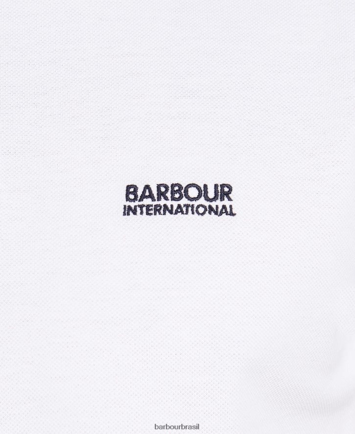 roupas Barbour camisa pólo howall horizonte azul homens NH4442586