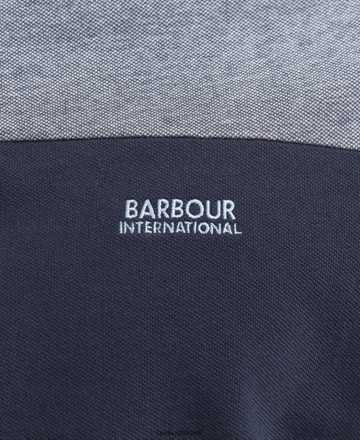 roupas Barbour camisa pólo morse céu noturno homens NH4442700